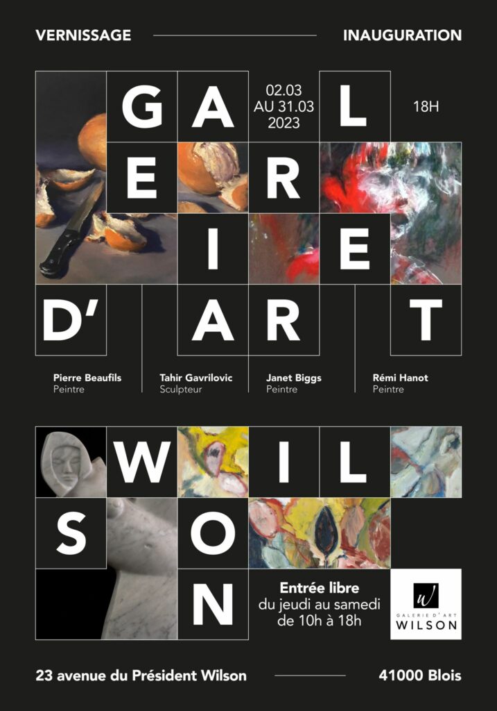 Inauguration de la Galerie Wilson,
la galerie participative des Artistes du Loir-et-Cher !