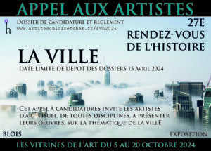 Appel aux artistes - Vitrines de l'Art 2024 - La Ville