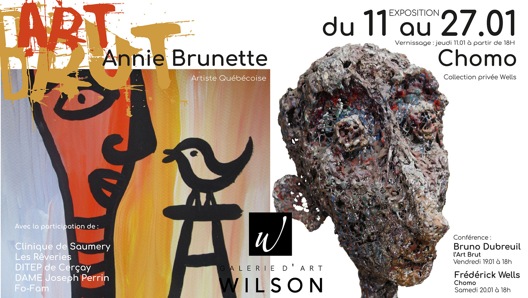 Conférence Art Brut par Bruno Dubreuil
