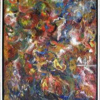 The_Sheltering_Family_1987_oil_90x64cm 