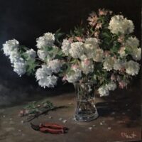 Le bouquet blanc 