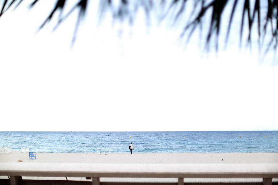 Plage en hiver