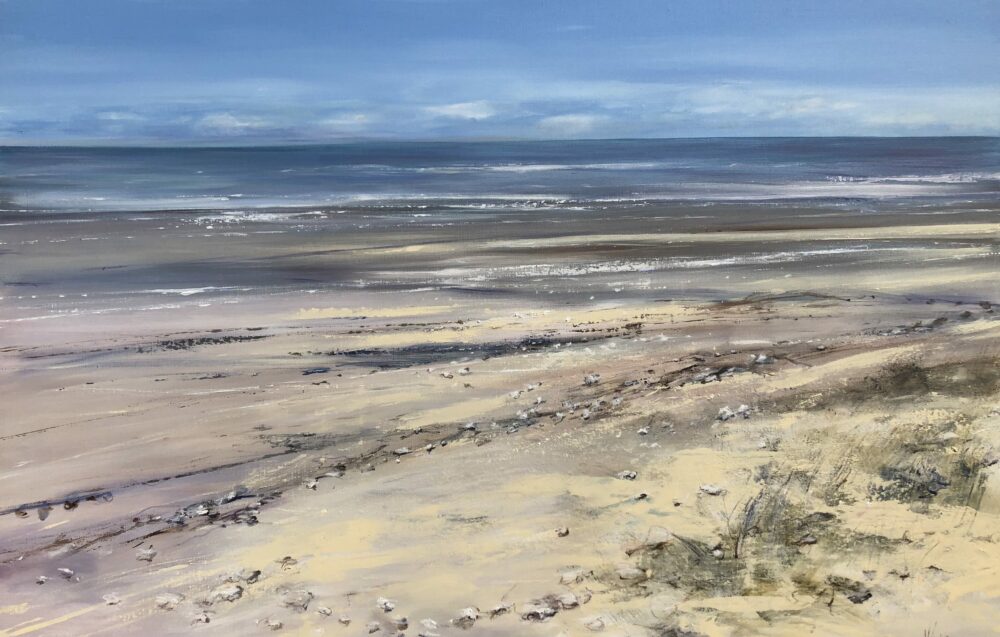 Humbertine Chalmin- Plage à marée basse 146x114cm