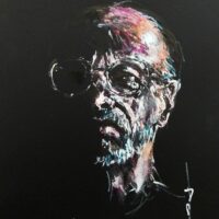 Autoportrait clair-obscur 